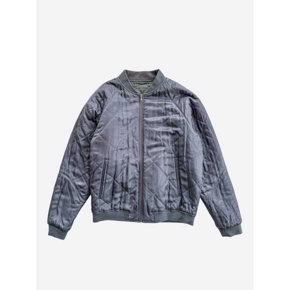 Louis Vuitton Navy Embroidered Reversible Bomber Jacket - Picture 2 of 8